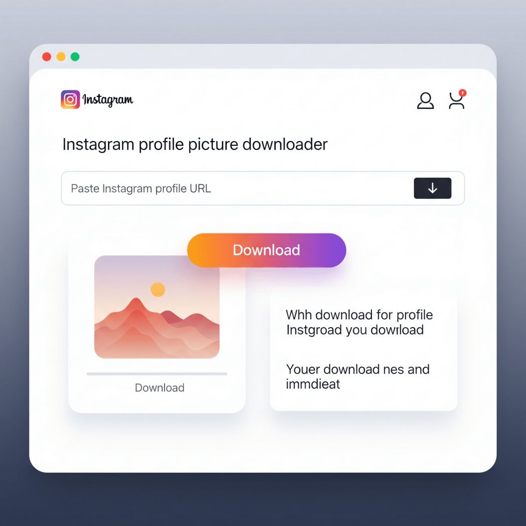 Instagram profile picture download HD